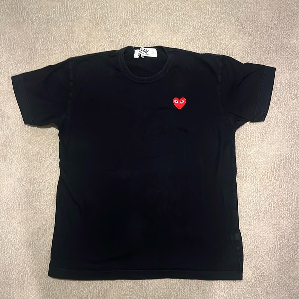 COMME DES GARCONS
Men's Cotton Jersey Heart T-Shirt size XL